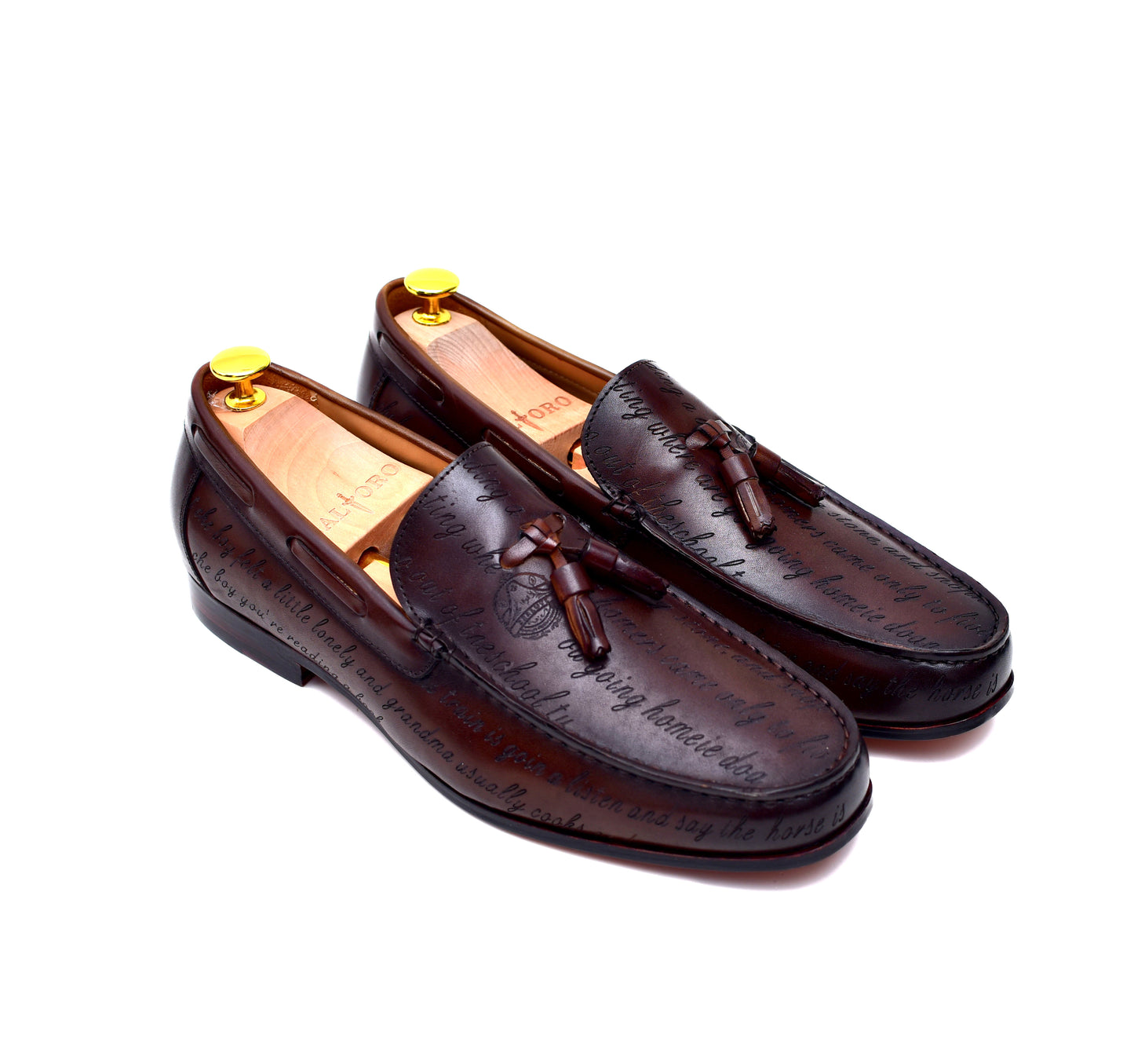 Lucca II - mens leather slip on loafers - Barismil