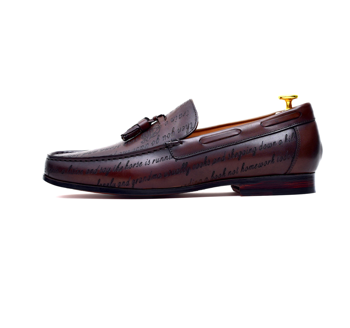 Lucca II - Brown Leather Loafers - Barismil