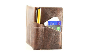 
                  
                    Leather Passport Wallet,Accessories- Barismil
                  
                