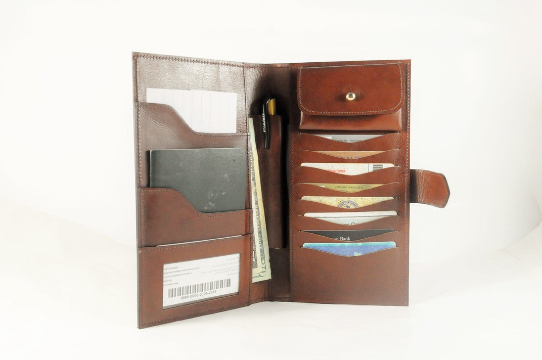 Traveller- Leather Travel Wallet,Accessories- Barismil