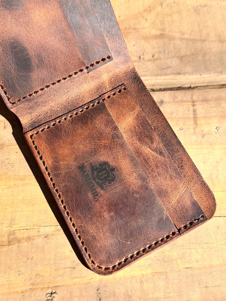 Leather bifold wallet - Barismil