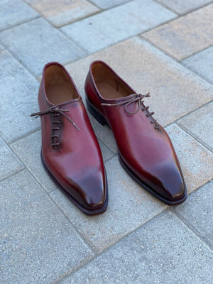 
                  
                    Tyler- Burgundy Oxford Shoes - Barismil
                  
                