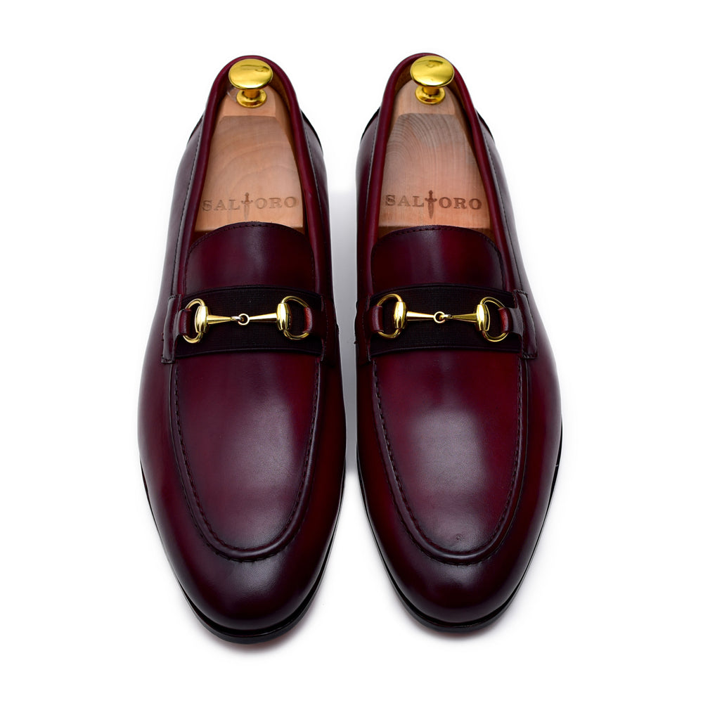 Oscar- Burgundy Calf loafers- Barismil