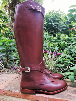 
                  
                    handmade dark brown equestrian riding boots. Handmade polo riding boots. 
                  
                