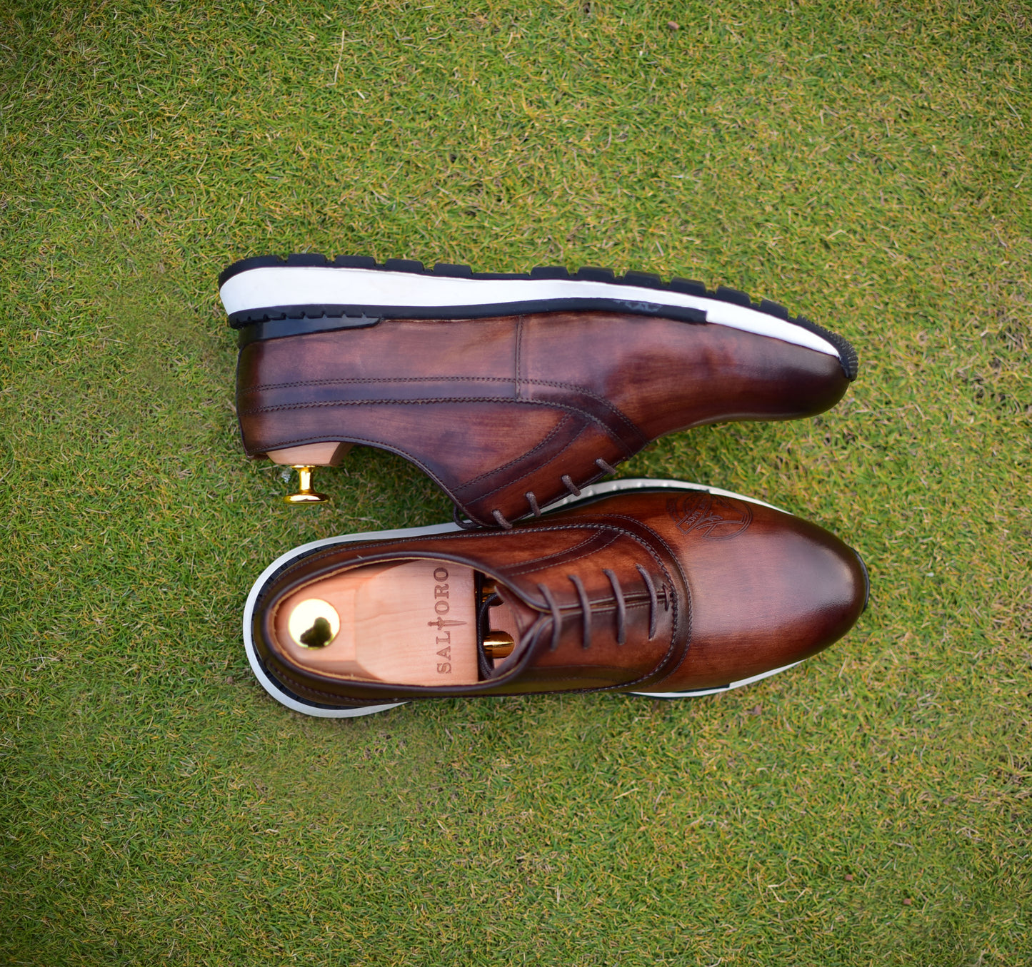 Archie - Coffee - Men leather sneakers by Barismil