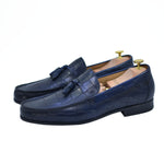 Lucca - men's leather slip-on tassel loafers - Barismil