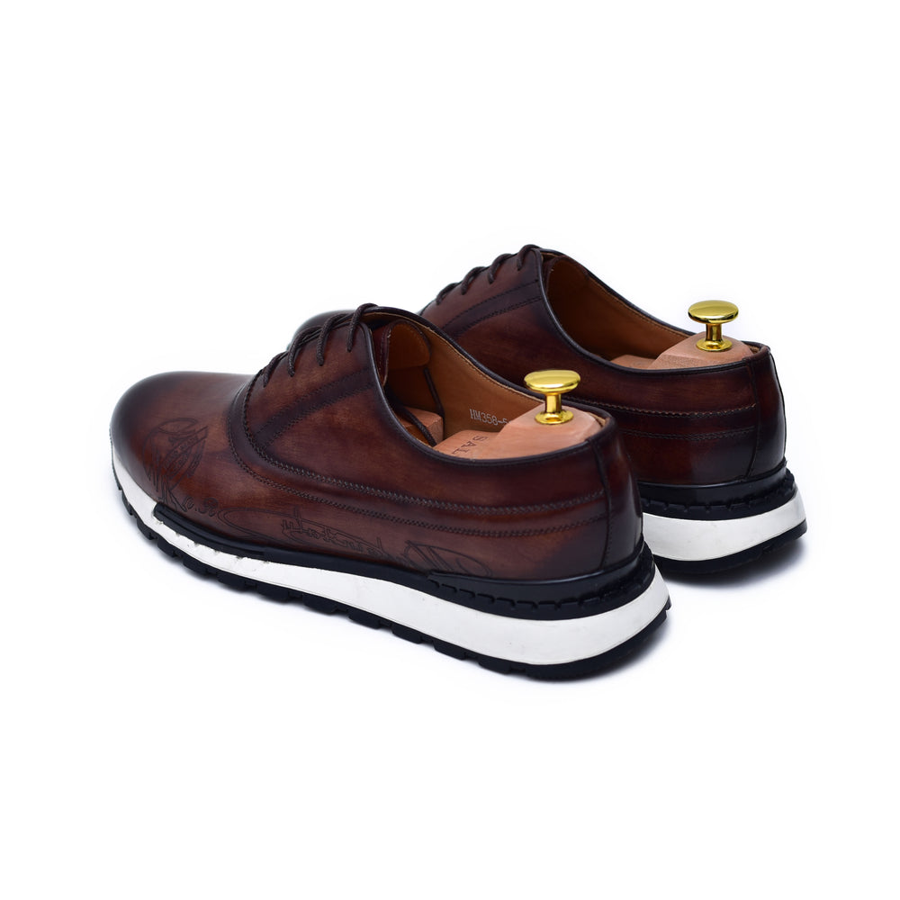 
                  
                    Archie - Coffee - Men leather sneakers by Barismil
                  
                
