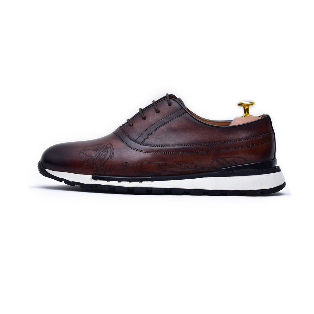 
                  
                    Archie - Coffee - Men leather sneakers by Barismil
                  
                