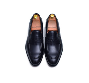 
                  
                    Carrera black calf men premium leather penny loafer dress shoes for men
                  
                
