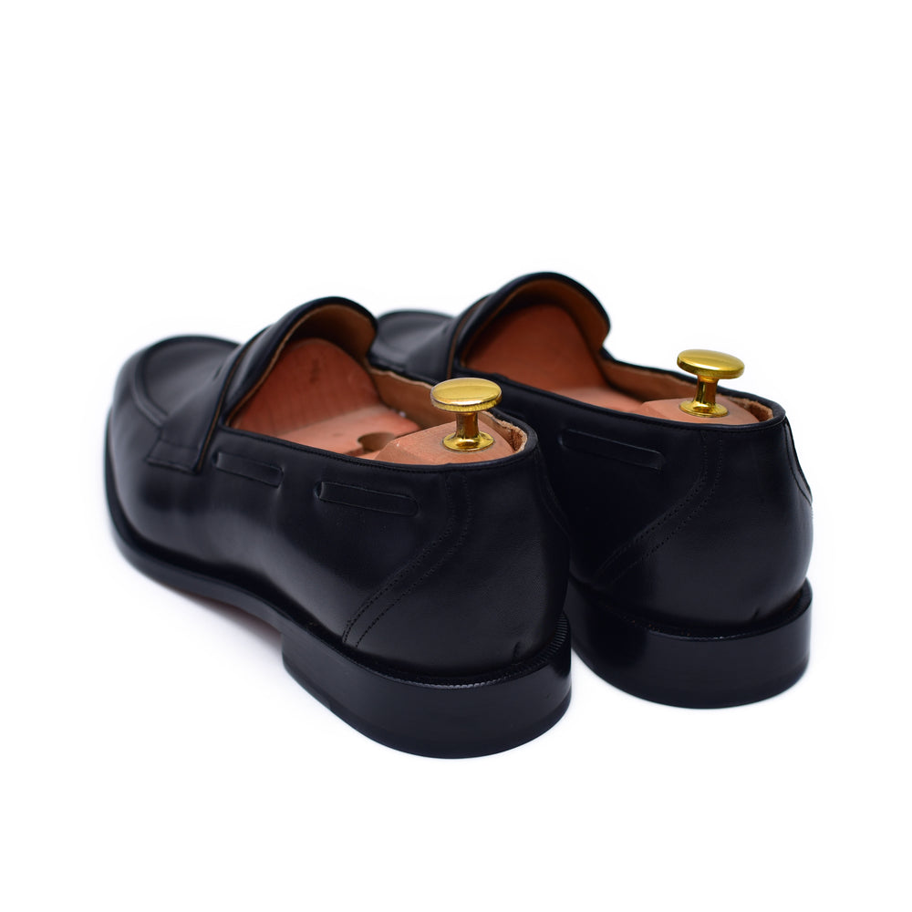 
                  
                    Carrera black calf men premium black leather penny loafer dress shoes for men
                  
                