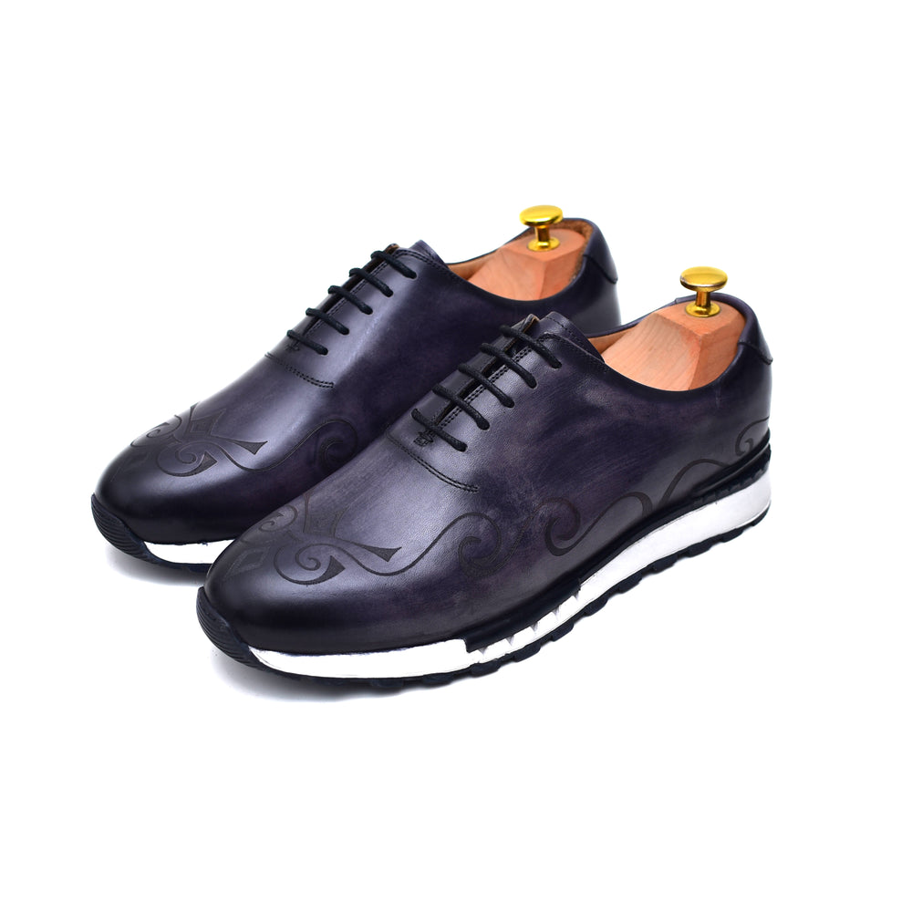
                  
                    Archie III - Gray Leather Sneakers
                  
                