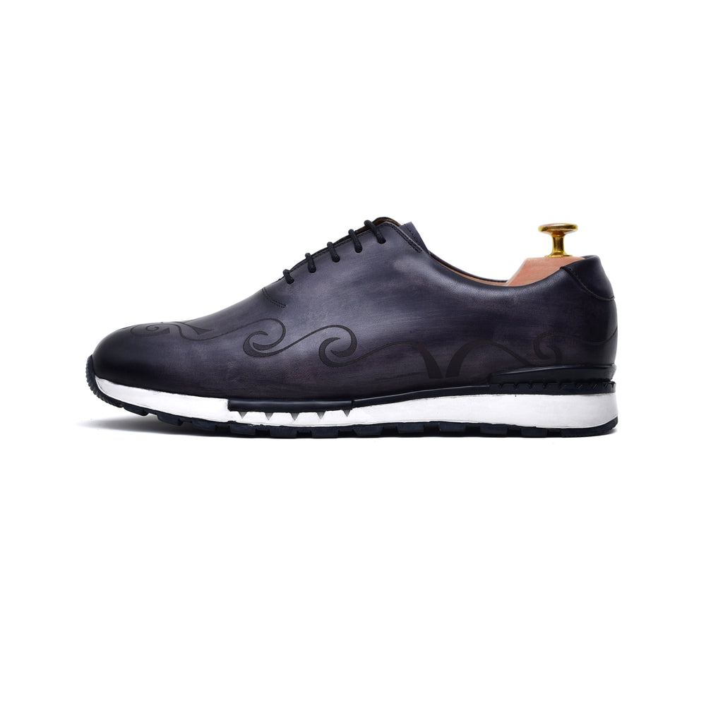 
                  
                    Archie III - Gray Leather Sneakers
                  
                
