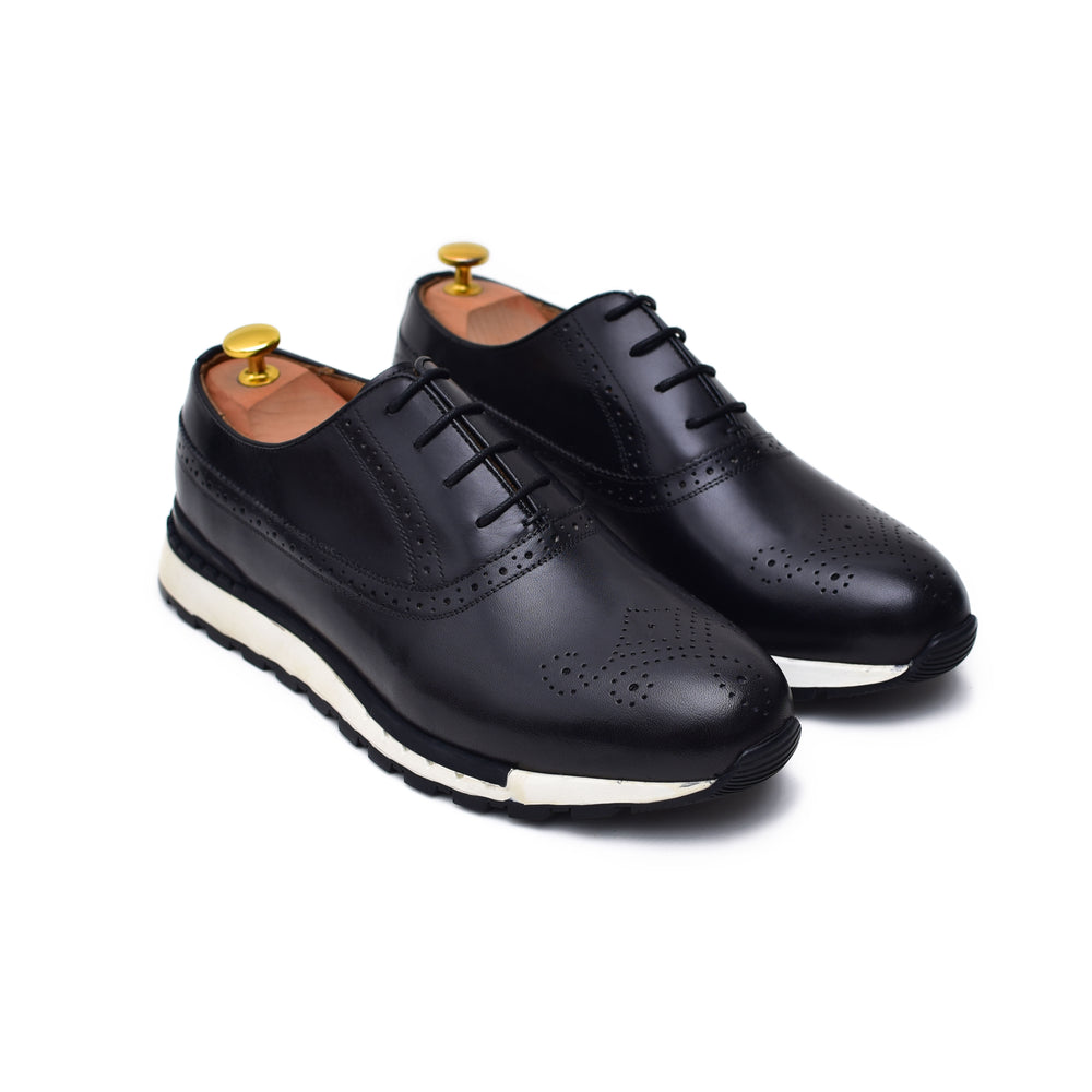Archie II - Black leather sneakers - Barismil