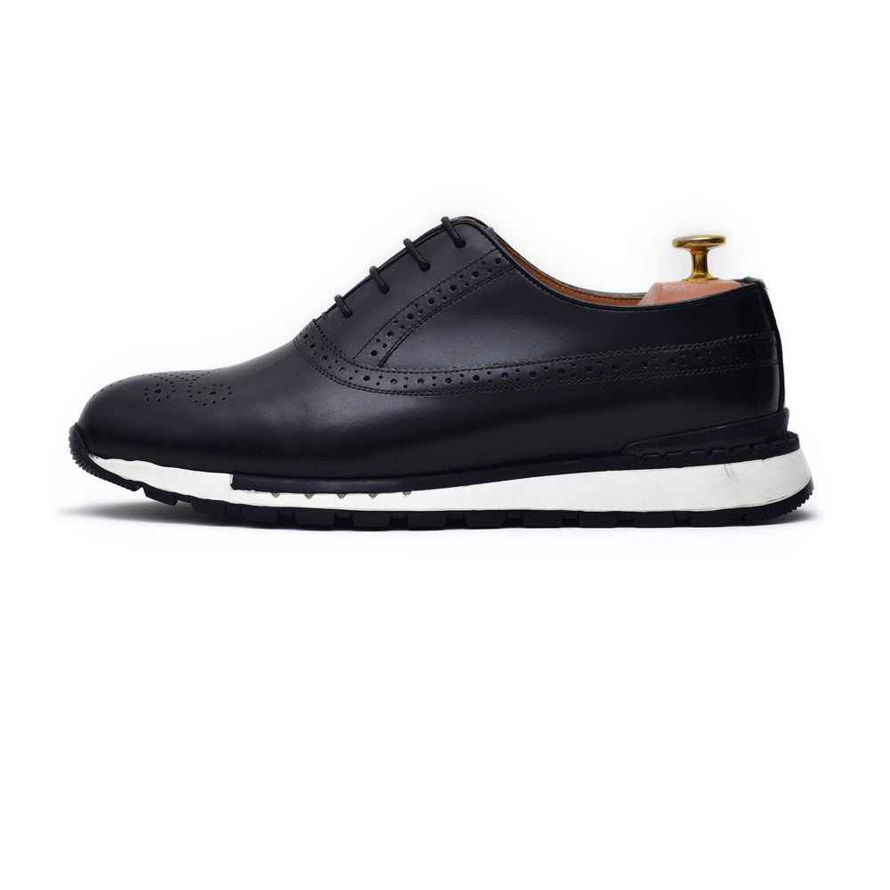 
                  
                    Archie II - Black leather sneakers - Barismil
                  
                