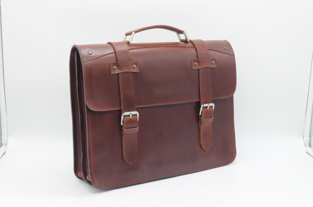 
                  
                    Leather Briefcase - Barismil
                  
                