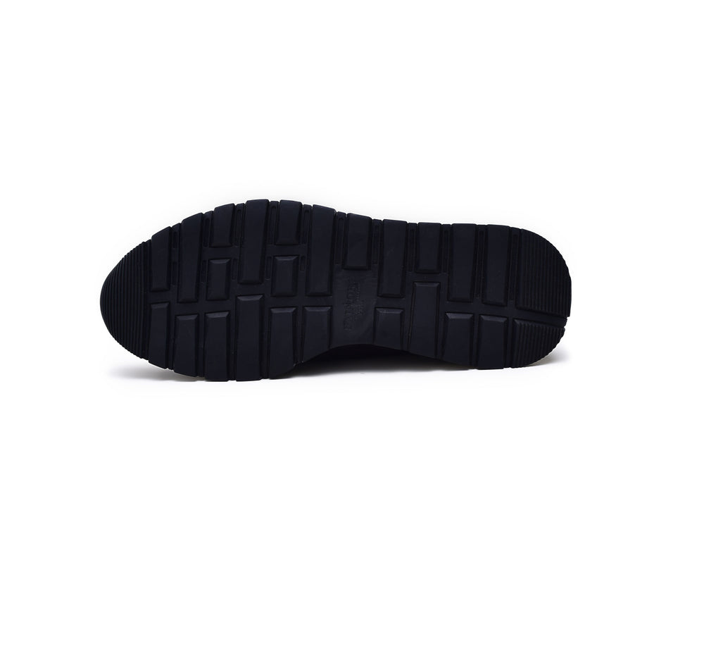 
                  
                    rubber sole of the men handcrafted leather sneakers
                  
                