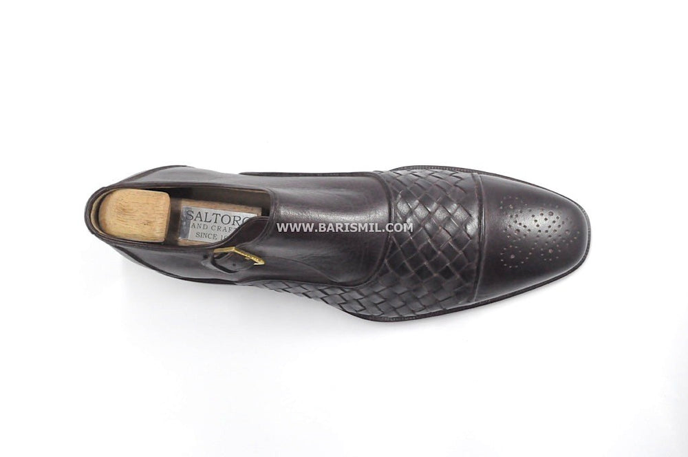 Florence-Leather Monk Shoes,Formal- Barismil