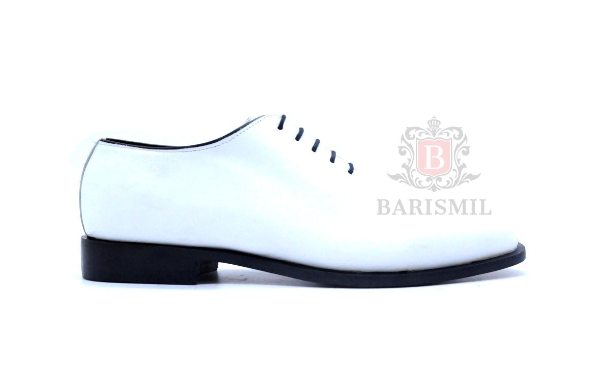 Handmade oxford lace up leather shoes for men