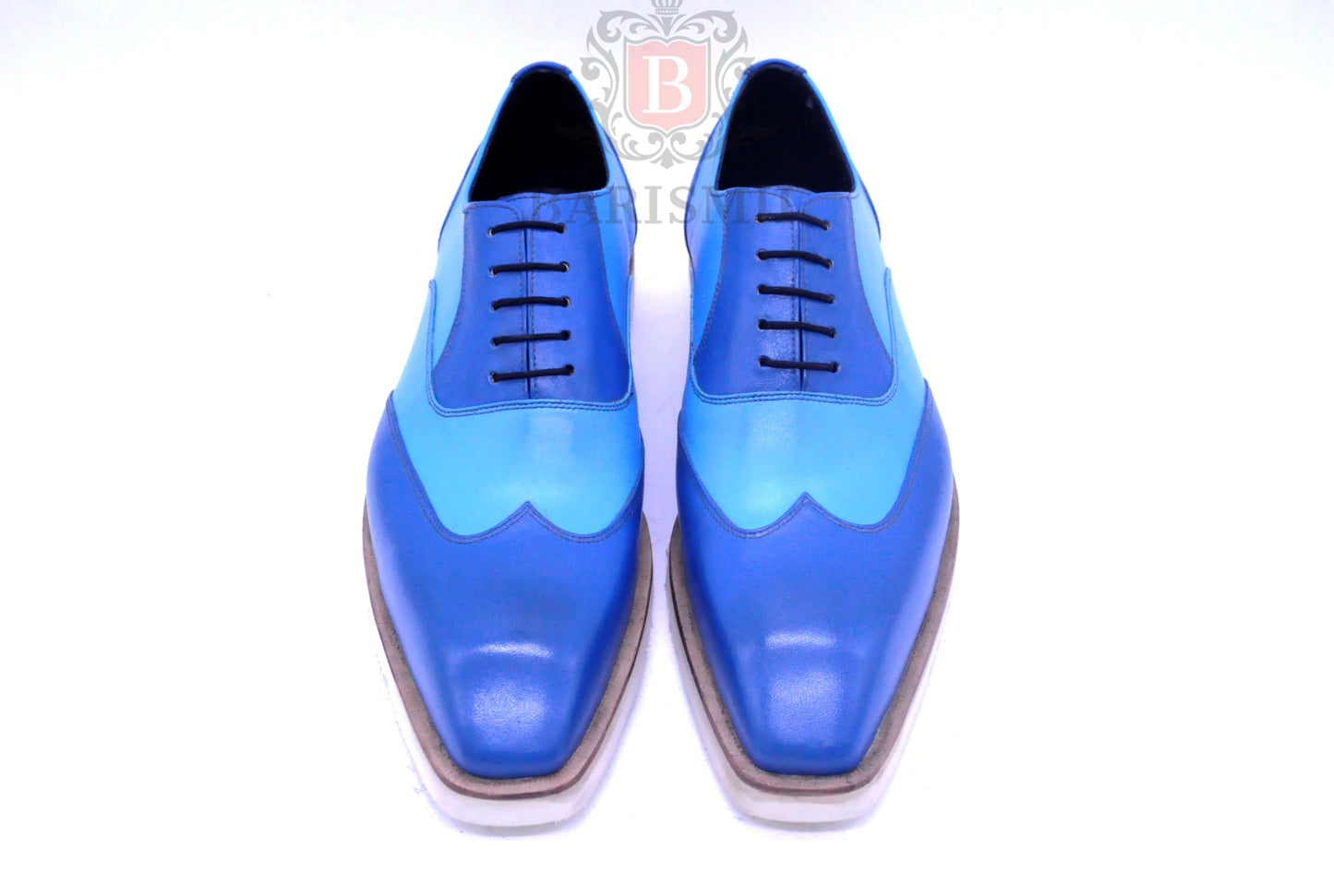 Leather oxford dress shoes for men - barismil