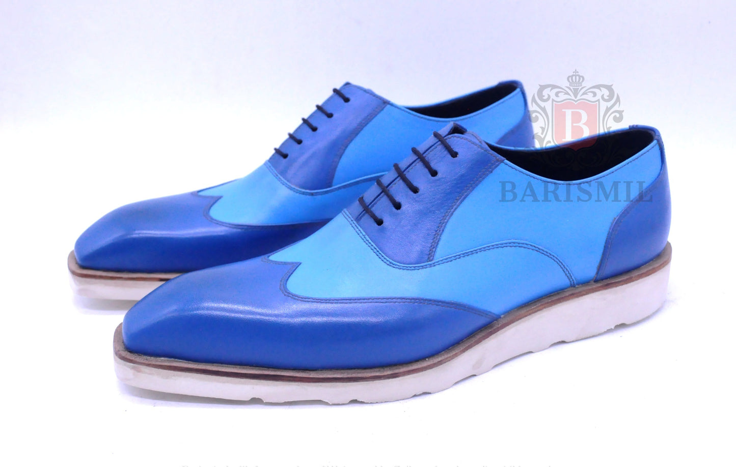 mens leather wingtip oxford shoes - barismil