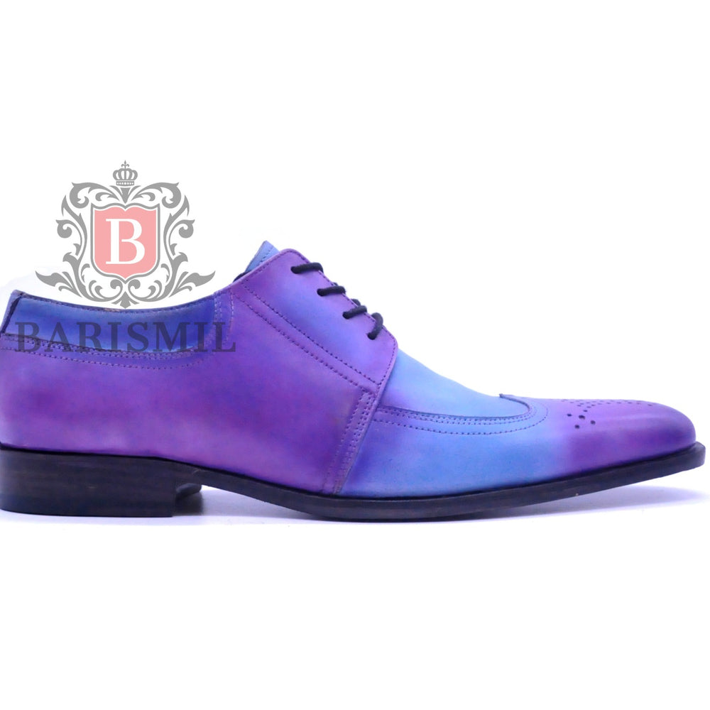 
                  
                    hand patina finish leather shoes
                  
                