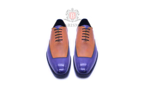 
                  
                    Two tone oxford dress shoes for men 
                  
                