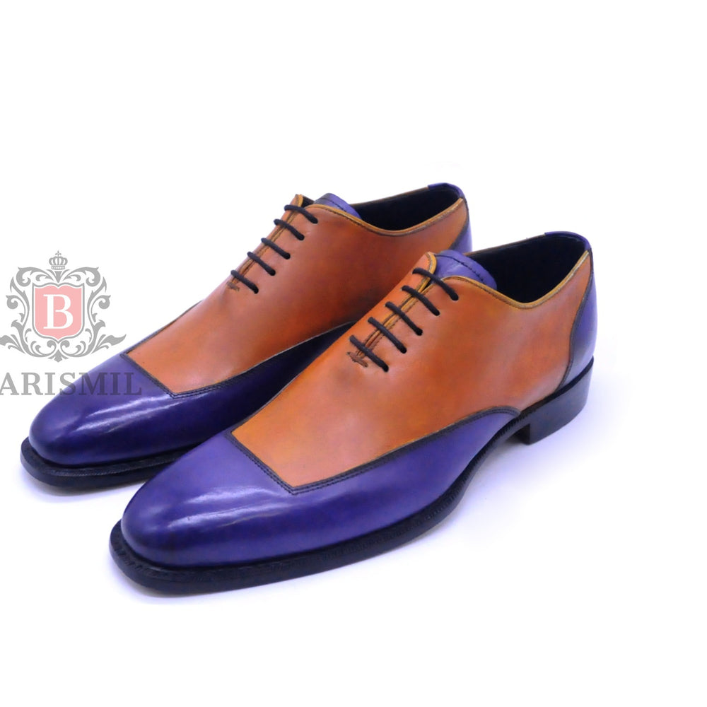 Logan purple lace up shoes for men 