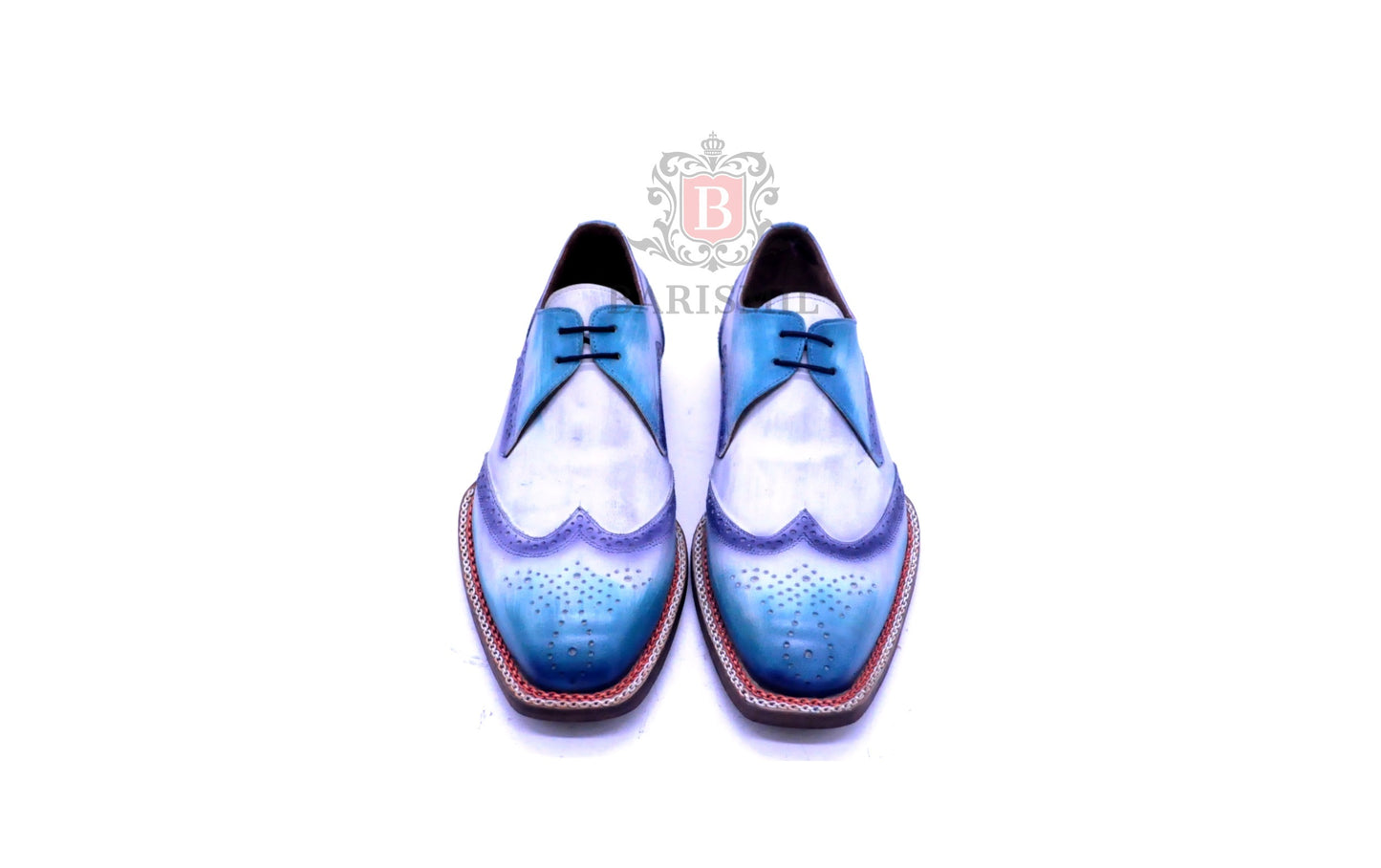 Handmade leather oxford dress shoes for men 