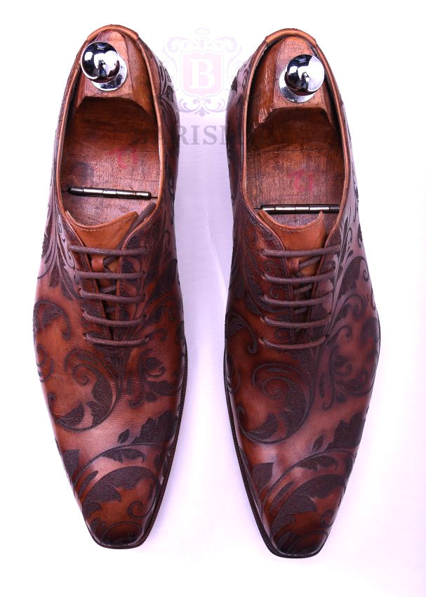 
                  
                    Floral-Lace up Shoes - Barismil
                  
                