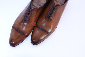 
                  
                    CEO II- Cognac Calf whole cut leather oxford shoes - Barismil
                  
                