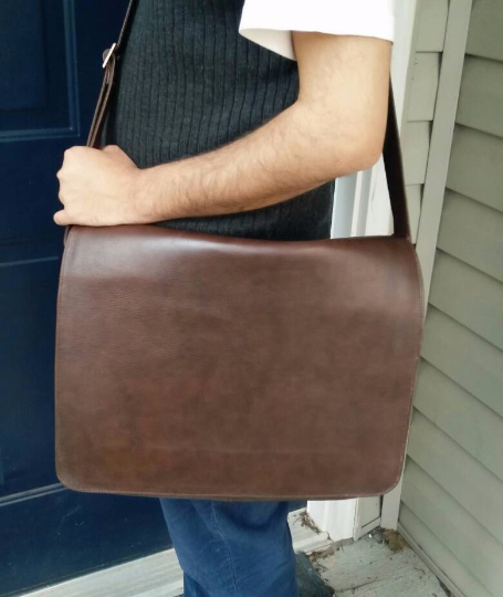 Leather Messenger Bag,Messenger bag- Barismil