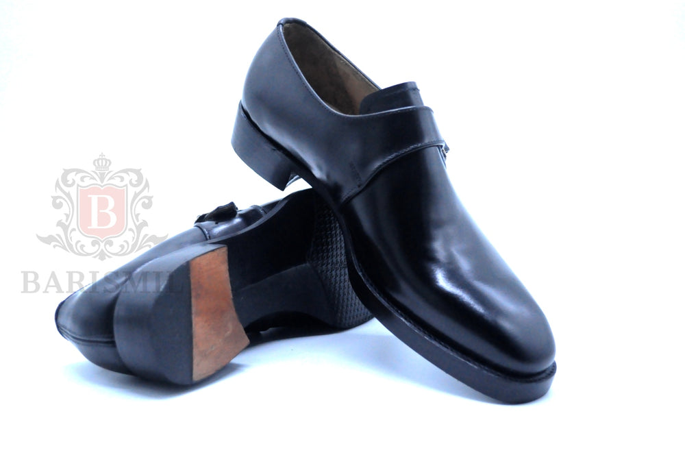 
                  
                    Genuine Leather Monk Strap dress shoes for men 
                  
                