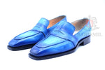 Venice- Blue patina loafers- Barismil