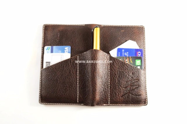 Leather Passport Wallet,Accessories- Barismil