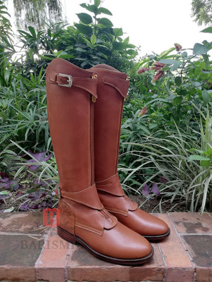 Leather riding boots sale outlet