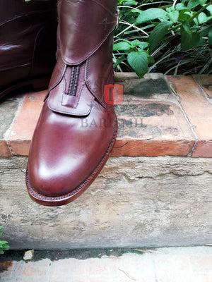 
                  
                    handmade dark brown equestrian riding boots. Handmade polo riding boots. 
                  
                